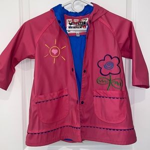 Little Girl’s Pink Rain Jacket